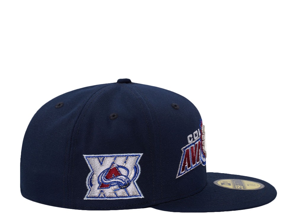 New Era Colorado Avalanche 30th Anniversary Ocean Blue Prime Edition 59Fifty Fitted Casquette