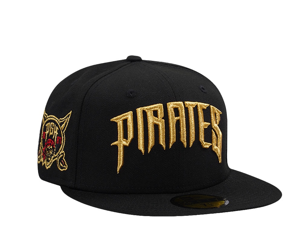 New Era Pittsburgh Pirates National League Debut 1887 Black Prime Edition 59Fifty Fitted Casquette