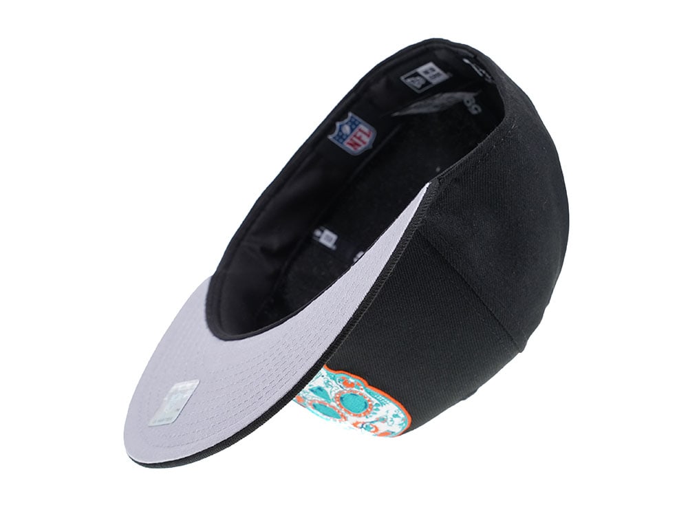 New Era Miami Dolphins Skull Edition 59Fifty Fitted Casquette