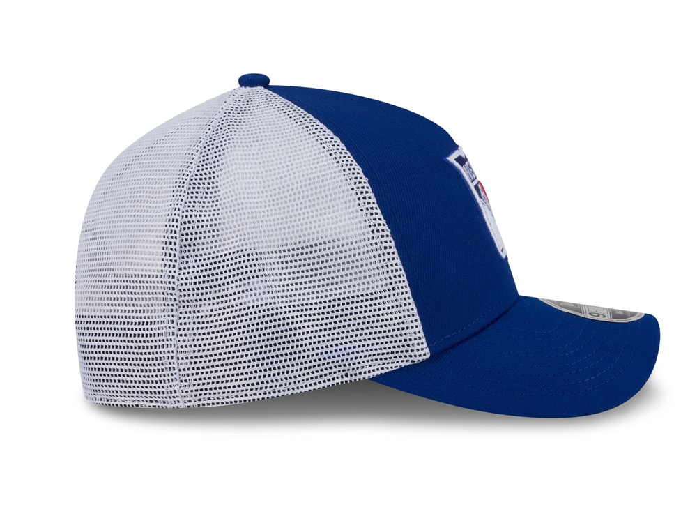 New Era New York Rangers Official Team Color Edition 9Forty M Crown A Frame Trucker Snapback Casquette