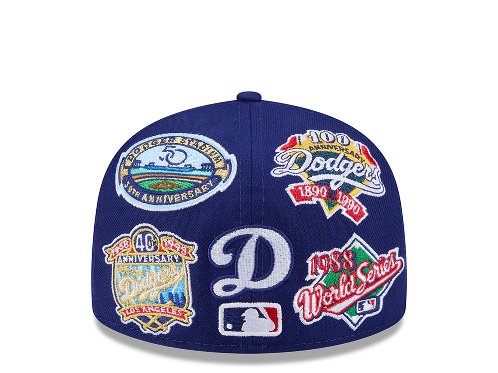 New Era Los Angeles Dodgers All Over Blue Edition 59Fifty Fitted Casquette