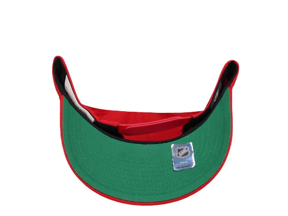 Mitchell & Ness New Jersey Devils Team Ground 2.0 Pro Red Snapback Casquette