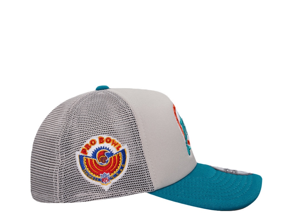 New Era Miami Marlins Pro Bowl Two Tone Trucker 9Forty A Frame Snapback Casquette