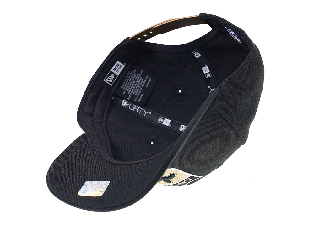 New Era New Orleans Saints Curved Black Edition 9Forty Snapback Casquette