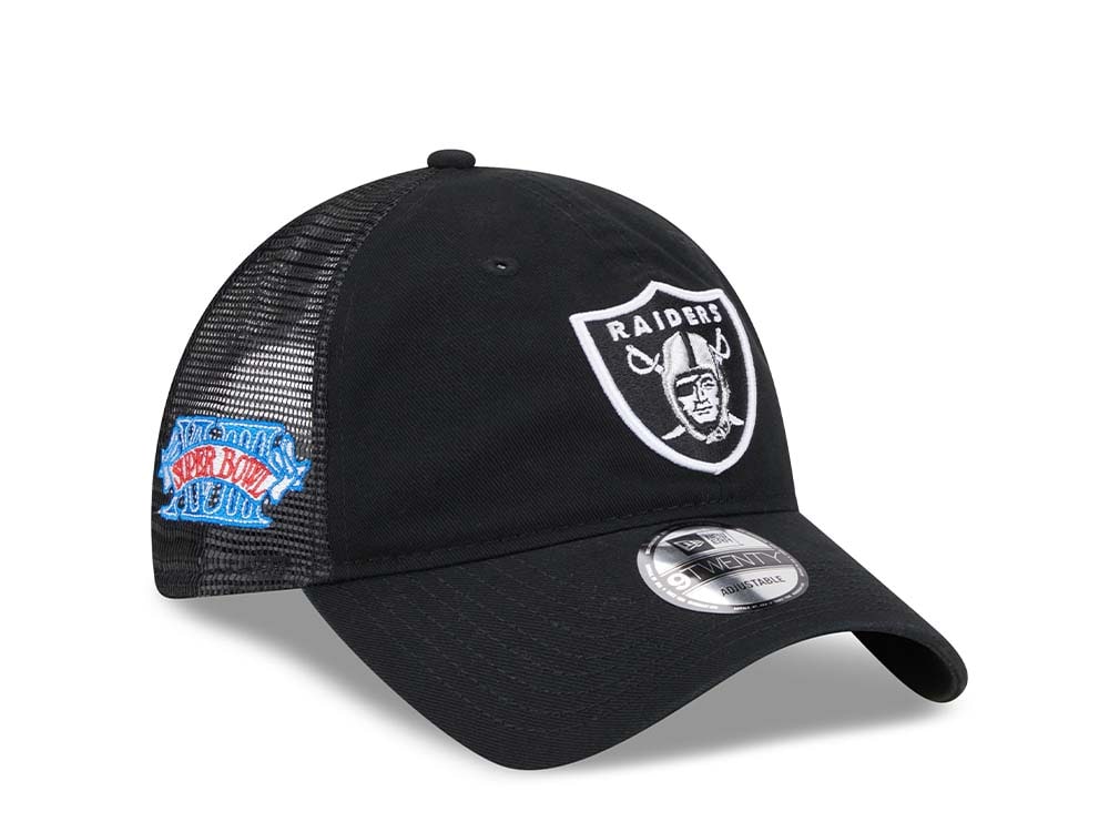 New Era Las Vegas Raiders Super Bowl XVIII Trucker Edition 9Twenty Snapback Casquette