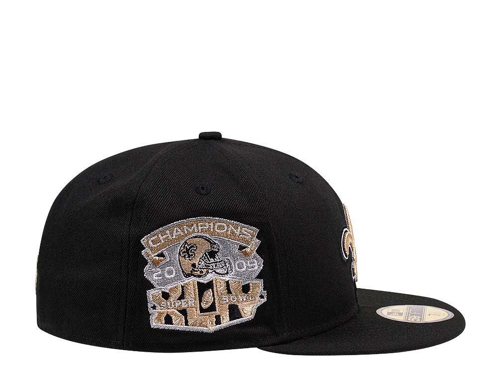New Era New Orleans Saints Super Bowl Champions 2009 59Fifty Fitted Casquette