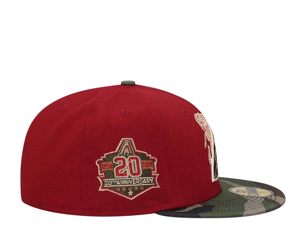 New Era Arizona Diamondbacks 20th Anniversary Brick Camo Two Tone Edition 59Fifty Fitted Casquette