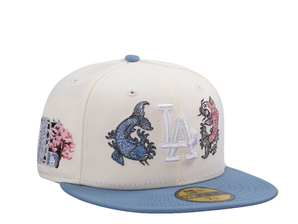 New Era Los Angeles Dodgers Tokyo Series 2025 Chrome Two Tone Edition 59Fifty Fitted Casquette