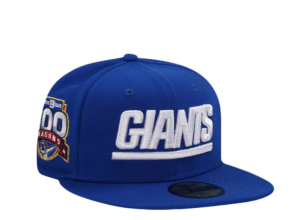 New Era New York Giants 100 Seasons Blue Prime Edition 59Fifty Fitted Casquette