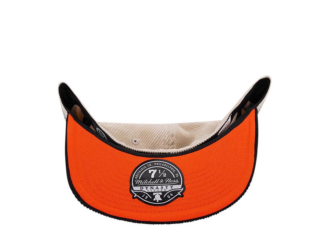 Mitchell & Ness Anaheim Ducks 25th Anniversary Two Tone Cord Edition Dynasty Fitted Casquette