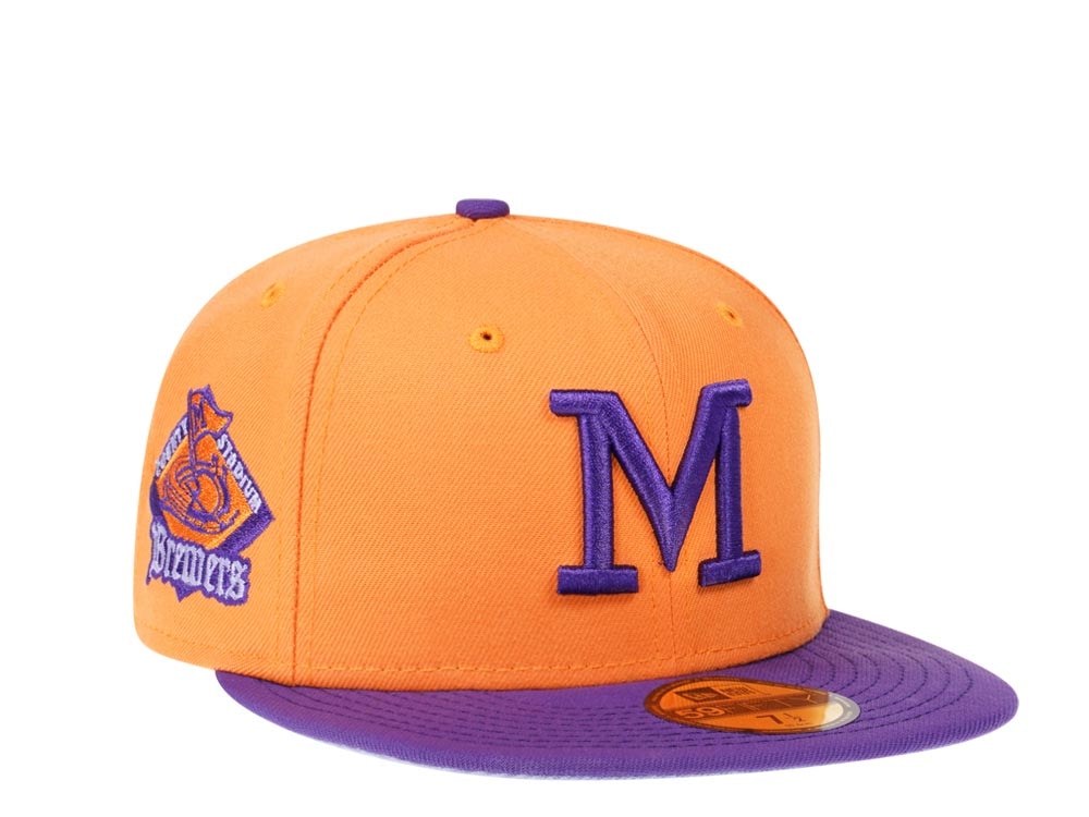 New Era Milwaukee Brewers County Stadium Two Tone Prime Edition 59Fifty Fitted Casquette