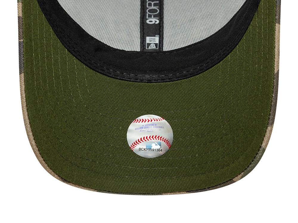 New Era New York Yankees Wordmark Camo 9Forty M Crown Snapback Casquette