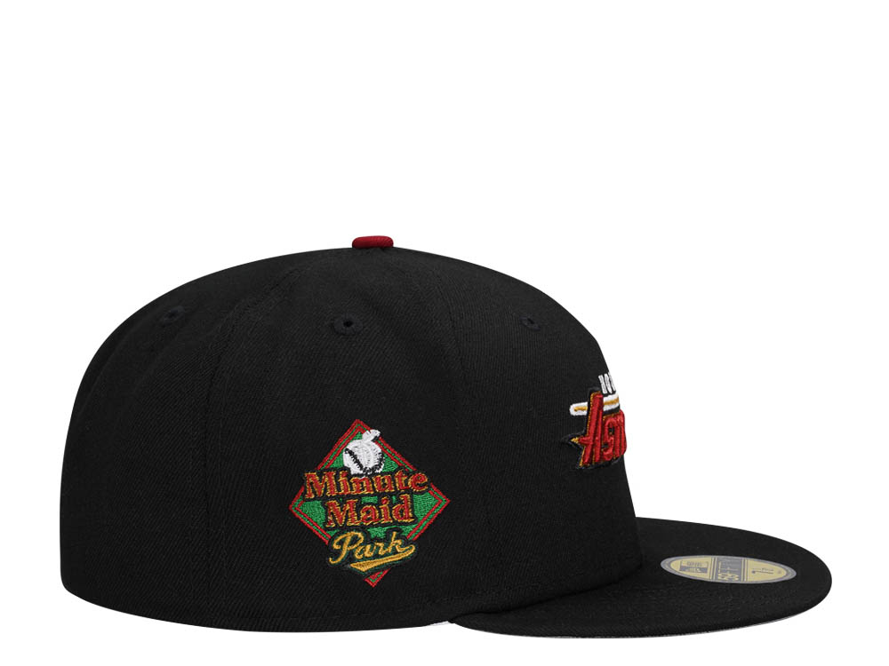 New Era Houston Astros Minute Maid Park Black Brick Classic Edition 59Fifty Fitted Casquette