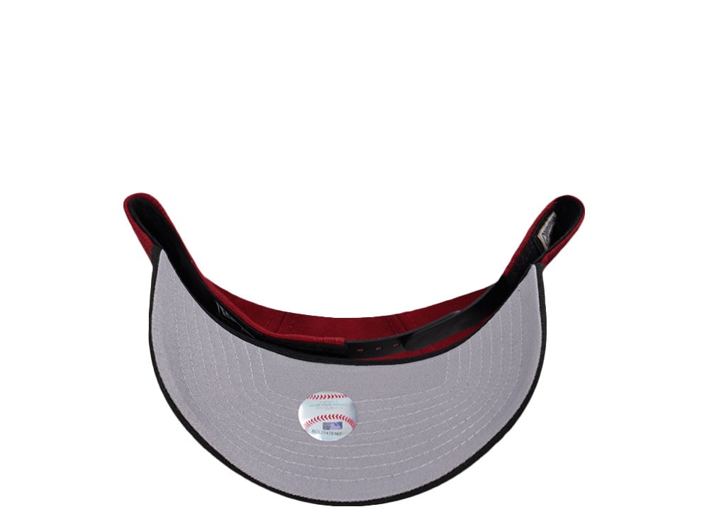 New Era New York Mets World Series Champions 1986 Red Two Tone Edition 9Forty A Frame Snapback Casquette