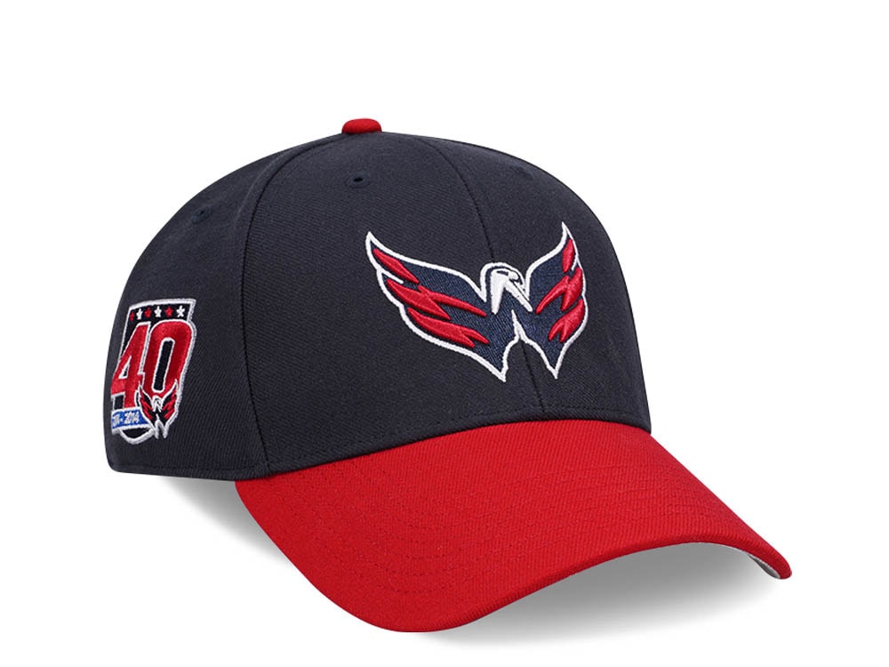 47Brand Washington Capitals Vintage Navy Sure Shot Snapback Casquette