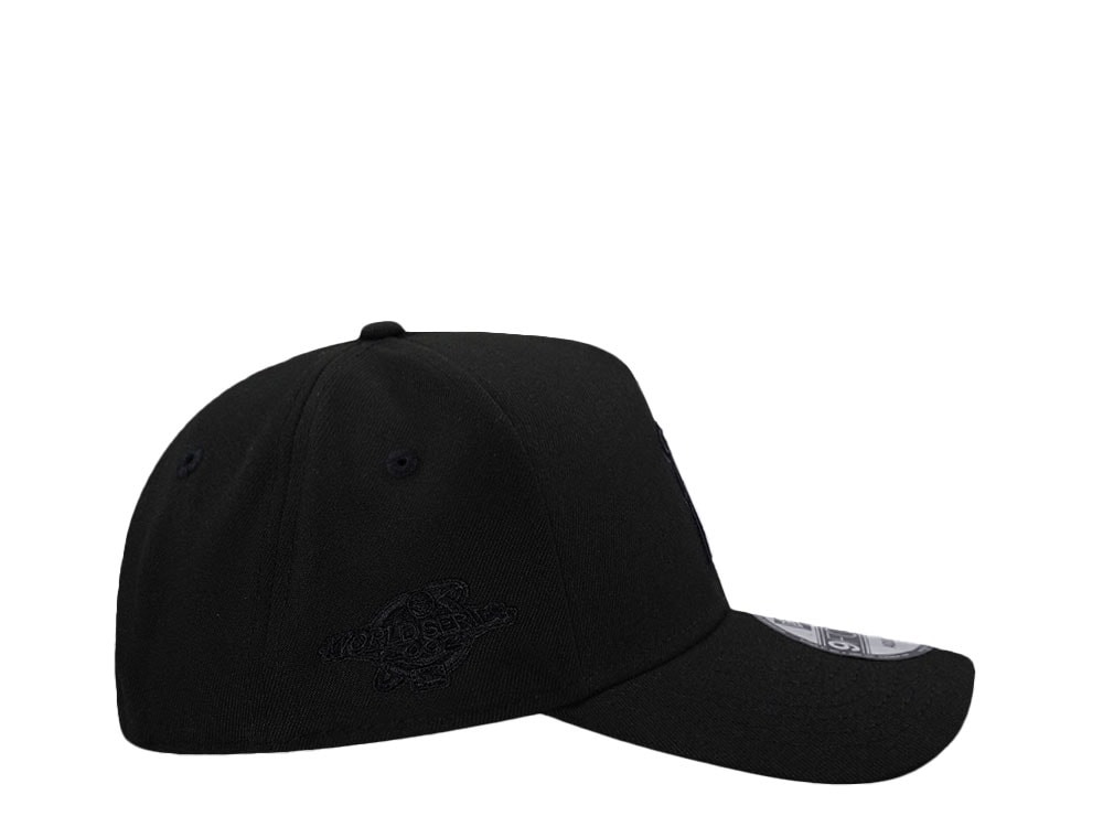 New Era Anaheim Angels World Series 2002 Black Out Red Edition 9Forty A Frame Snapback Casquette