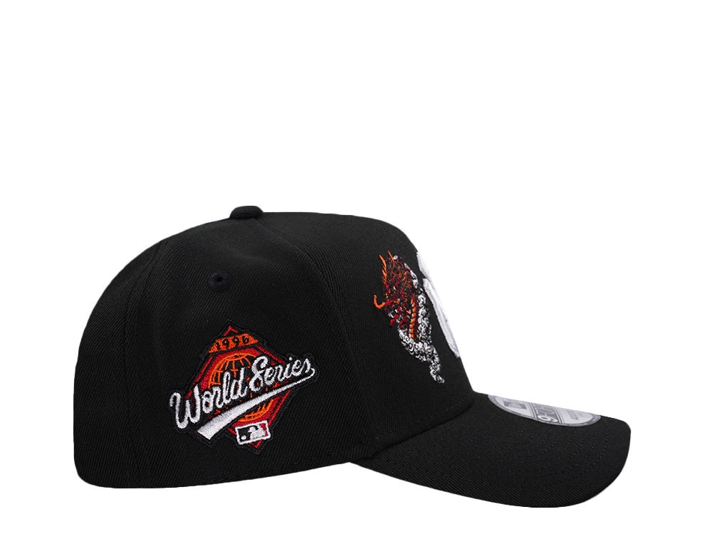 New Era New York Yankees World Series 1996 Dragon Black Prime Edition 9Forty A Frame Snapback Casquette