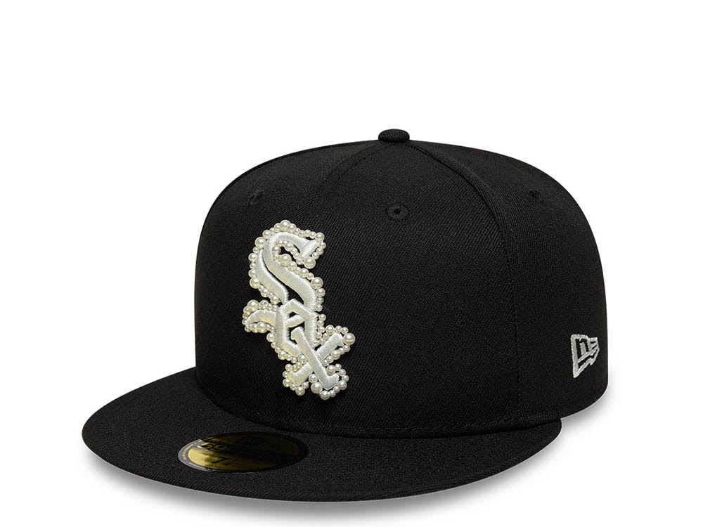 New Era Chicago White Sox Faux Pearl Black Prime Edition 59Fifty Fitted Casquette