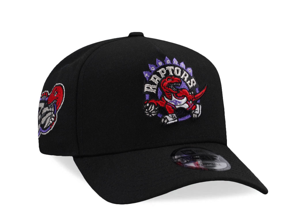 New Era Toronto Raptors 30th Anniversary Black Prime Edition 9Forty A Frame Snapback Casquette