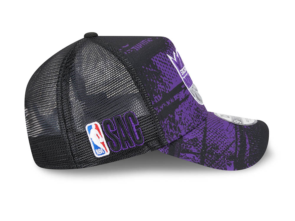 New Era Sacramento Kings NBA Tip Off 2024 Trucker 9Forty A Frame Snapback Casquette
