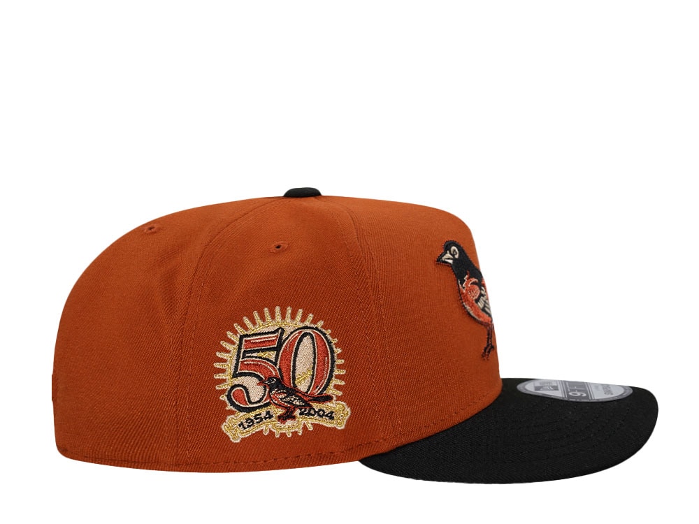 New Era Baltimore Orioles 50th Anniversary Two Tone Edition 9Fifty A Frame Snapback Casquette