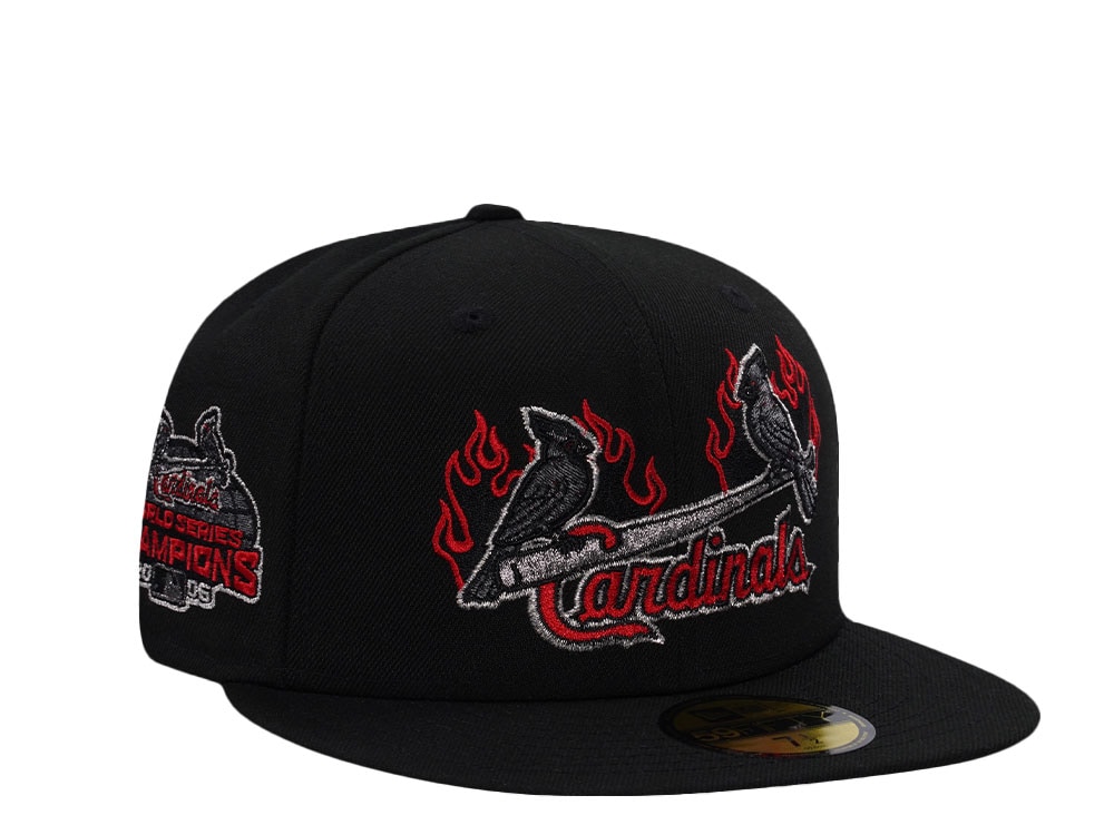 New Era St. Louis Cardinals World Series Champions 2006 Black Prime Edition 59Fifty Fitted Casquette