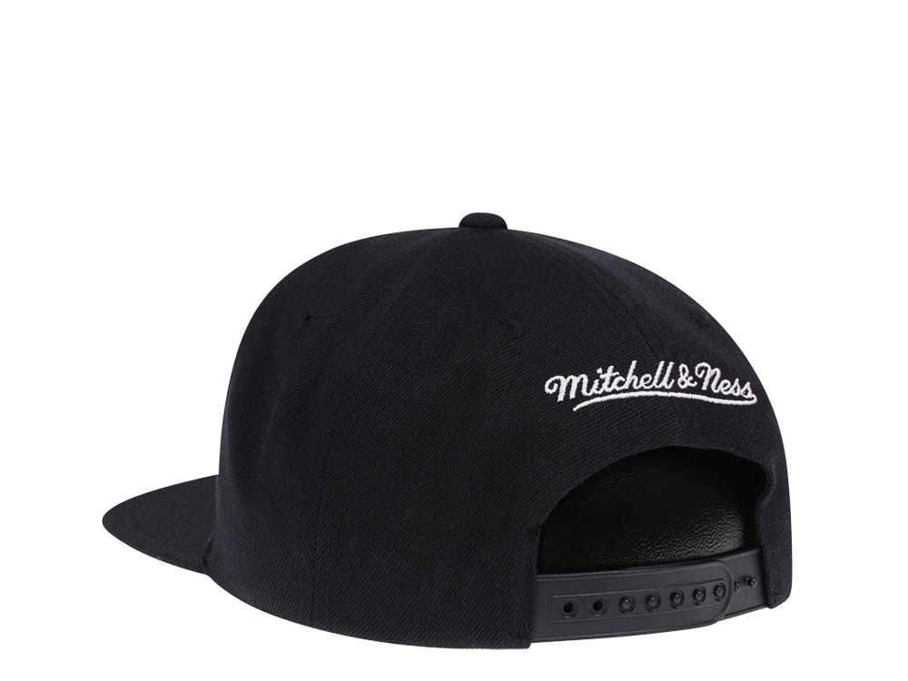 Mitchell & Ness Detroit Pistons Back to Back Champions Black Snapback Casquette