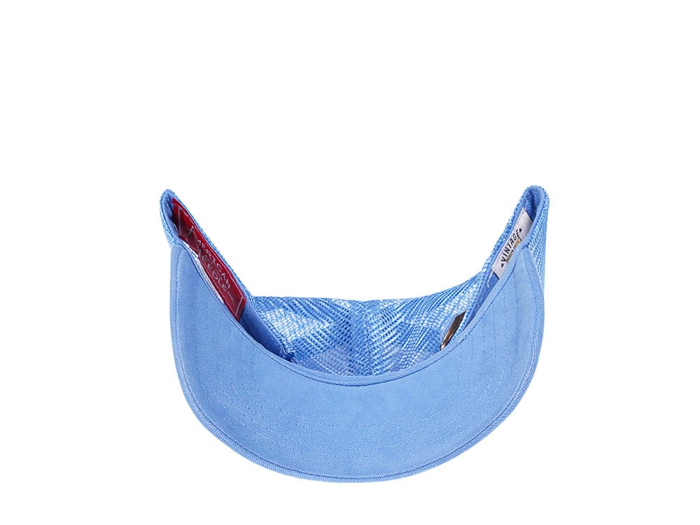 American Needle Quebec Nordiques Blue Trucker Strapback Casquette