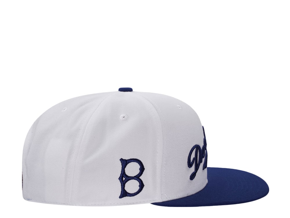 Nike Brooklyn Dodgers Cooperstown Dri-Fit White Edition Snapback Casquette