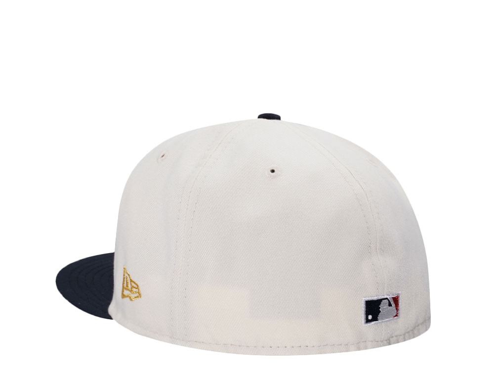 New Era Atlanta Braves World Series 1995 Chrome Throwback Two Tone 59Fifty Fitted Casquette