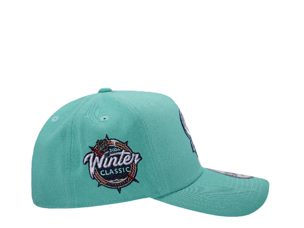 New Era Seattle Kraken Winter Classic 2024 Mint Prime Edition 9Forty A Frame Snapback Casquette
