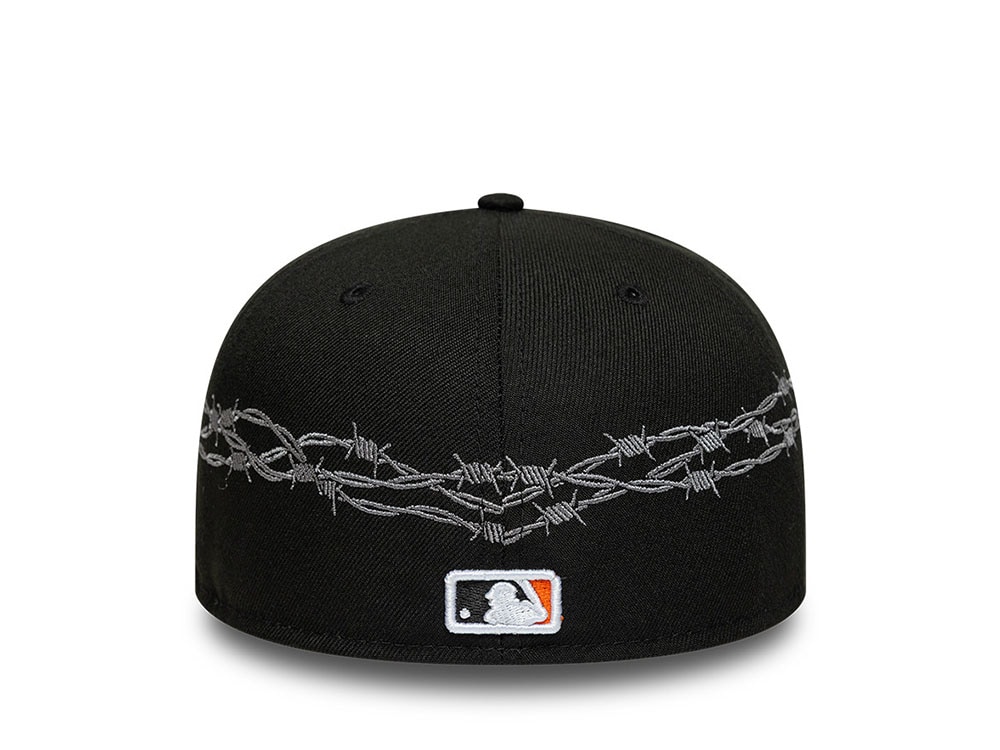 New Era Detroit Tigers MLB Icon Barbwire Black Prime Edition 59Fifty Fitted Casquette