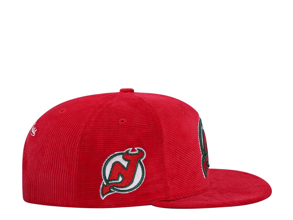 Mitchell & Ness New Jersey Devils Red Cord Vintage Snapback Casquette