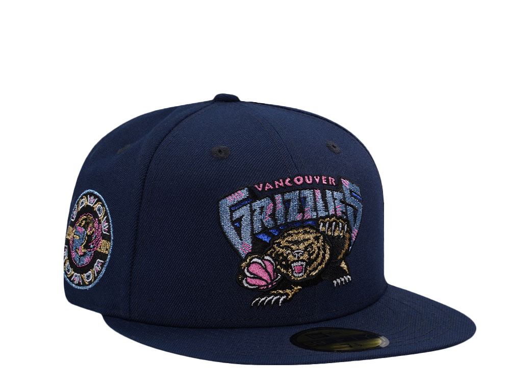 New Era Vancouver Grizzlies 25th Anniversary Ocean Blue Prime Edition 59Fifty Fitted Casquette