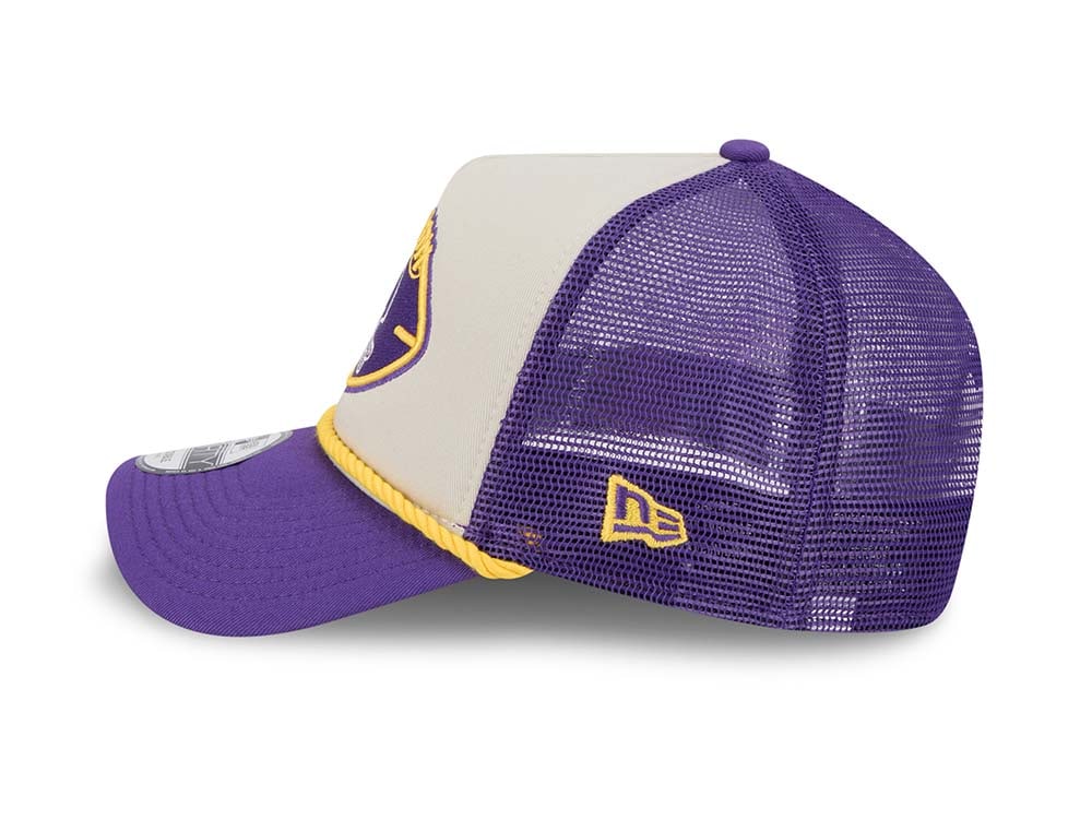 New Era Minnesota Vikings Sideline 2024 9Forty A Frame Trucker Snapback Casquette