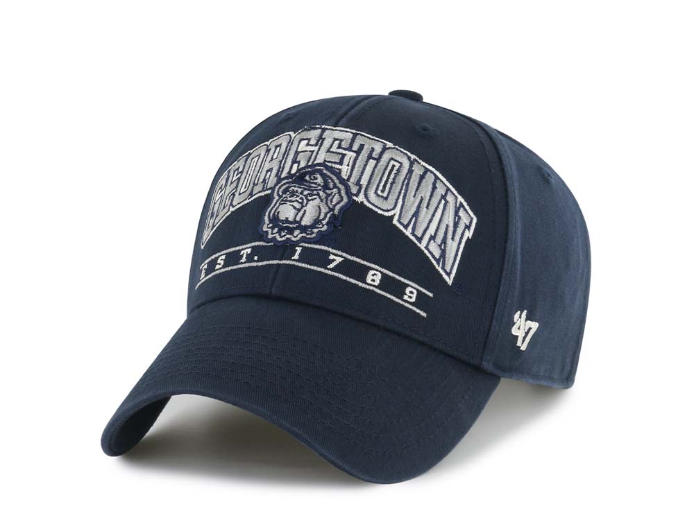 47Brand Georgetown Hoyas Navy Fletcher MVP Strapback Casquette