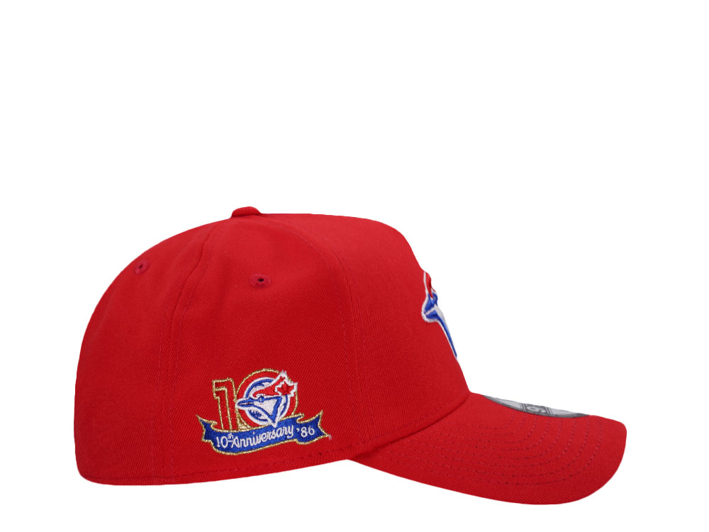 New Era Toronto Blue Jays 10th Anniversary Red Prime Edition 9Forty A Frame Snapback Casquette