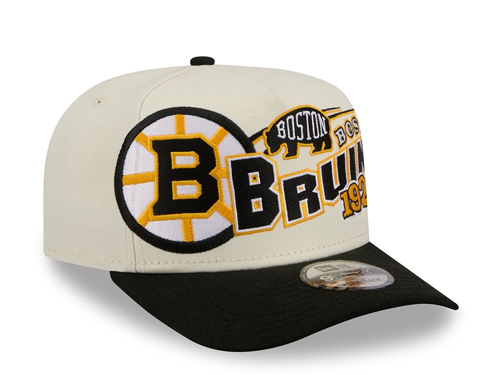 New Era Boston Bruins Classic Logo Two Tone Edition 9Fifty A Frame Snapback Casquette