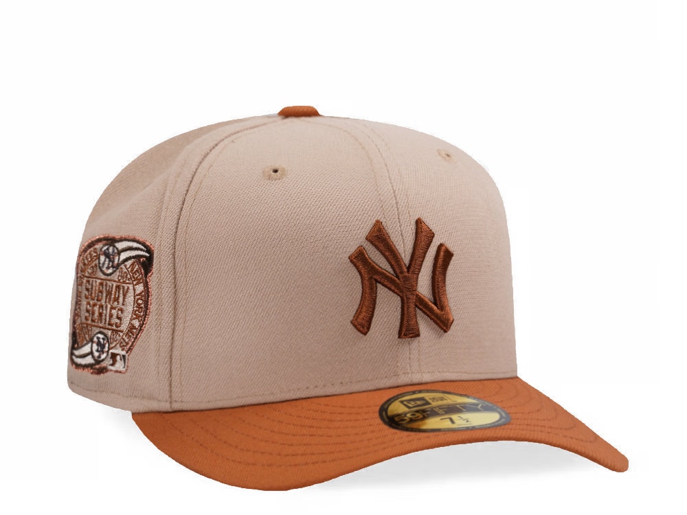 New Era New York Yankees Subway Series Pumpkin Spice Edition Pre Curved 59Fifty Fitted Casquette