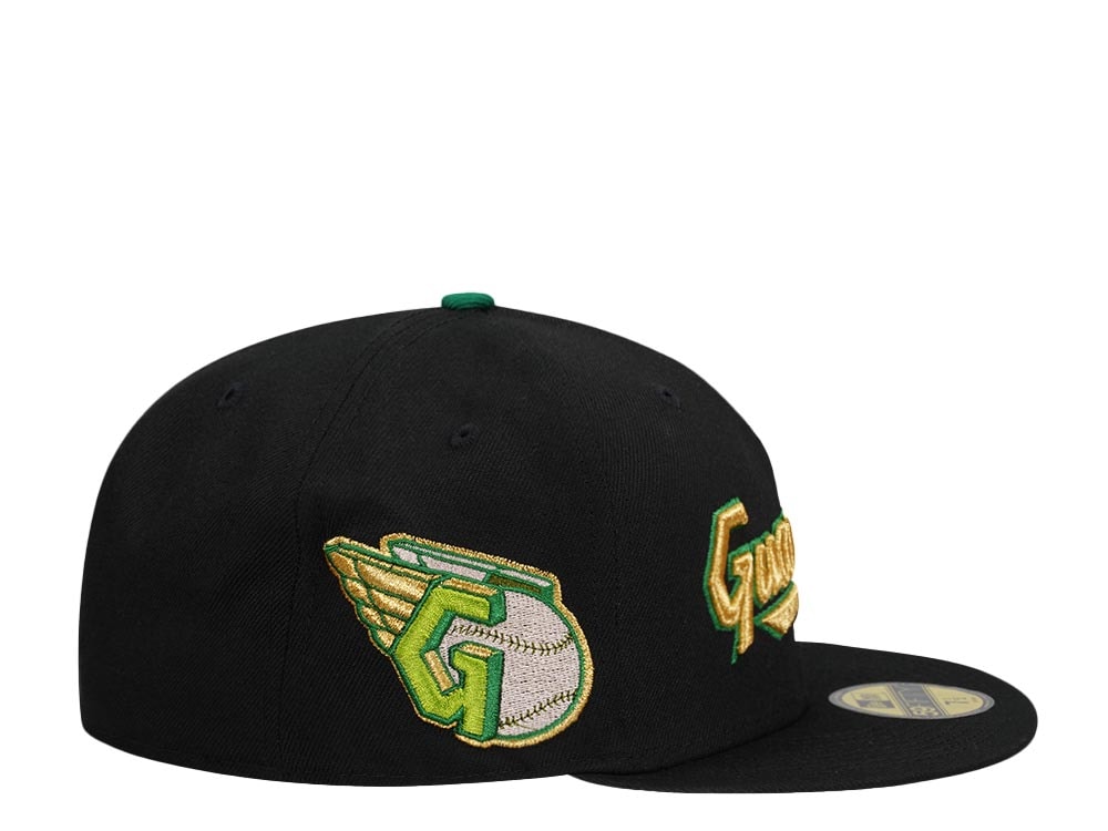 New Era Cleveland Guardians Black Gold Prime Edition 59Fifty Fitted Casquette
