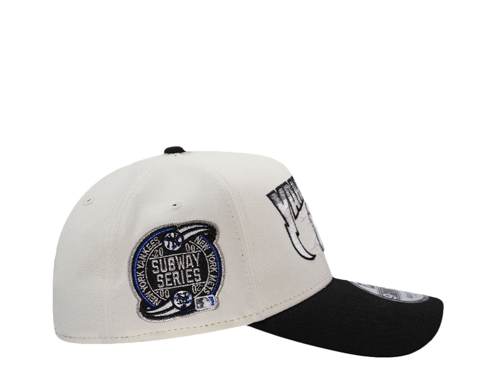 New Era New York Yankees Subway Series 2000 Chrome Two Tone Edition 9Forty A Frame Snapback Casquette