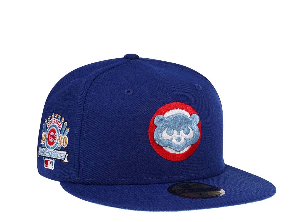 New Era Chicago Cubs All Star Game 1990 Glacier Blue Edition 59Fifty Fitted Casquette
