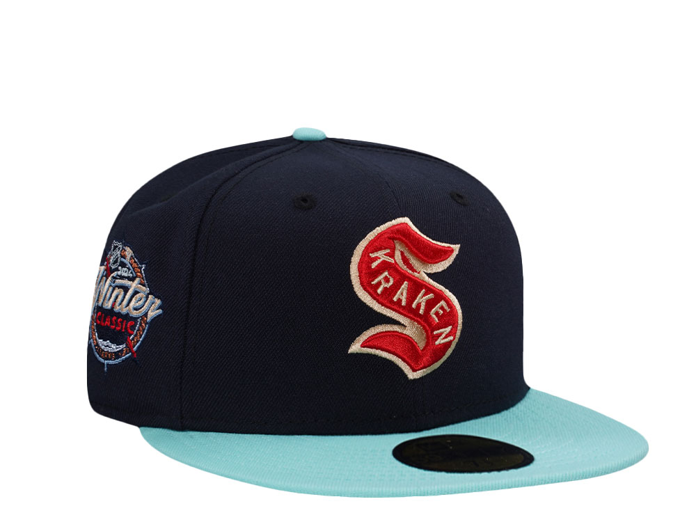 New Era Seattle Kraken Winter Classic 2024 Prime Two Tone Edition 59Fifty Fitted Casquette