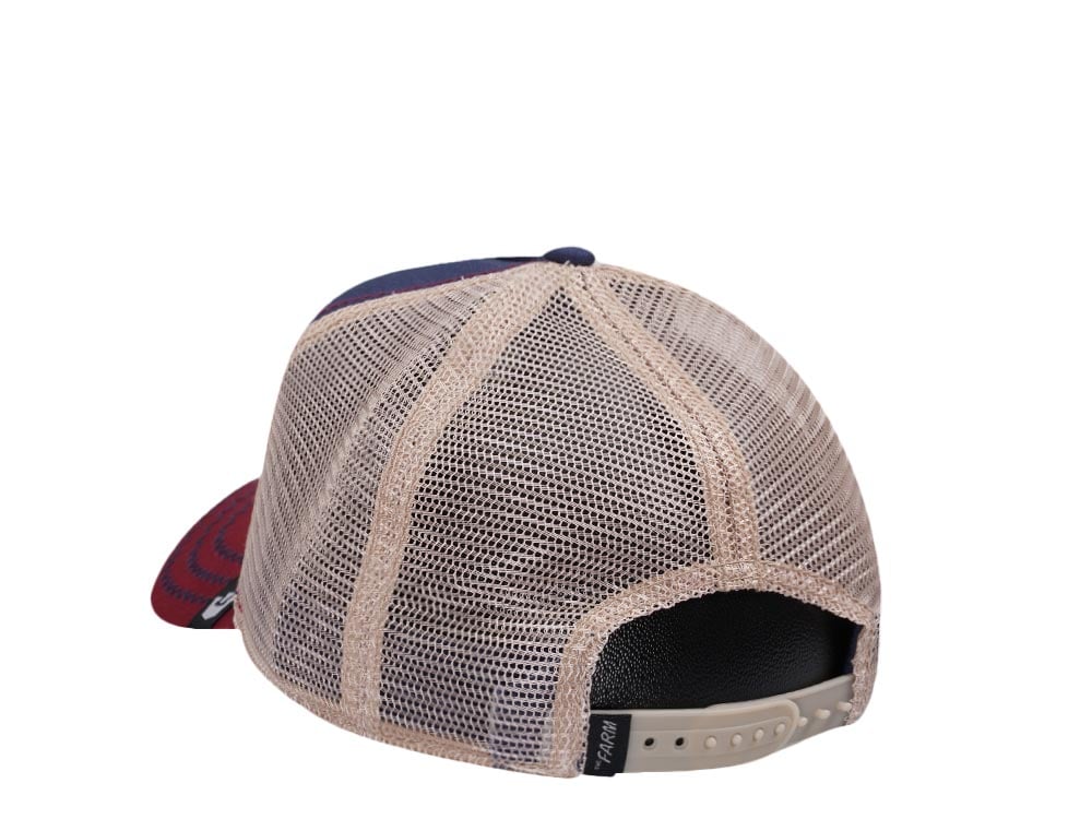 Goorin Bros The Cock Navy Red Trucker Snapback Casquette