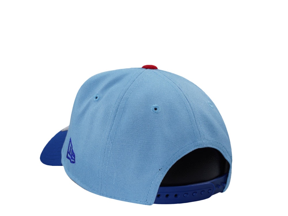 New Era Chicago Cubs Wrigley Field Blue Two Tone Edition 9Forty A Frame Snapback Casquette