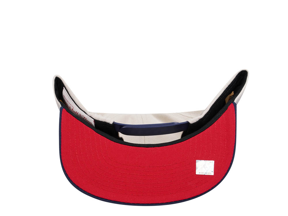 Mitchell & Ness New Jersey Nets Sail Off White Two Tone Snapback Casquette