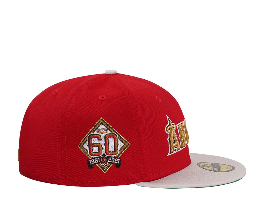 New Era Anaheim Angels 60th Anniversary Scarlet Edition 59Fifty Fitted Casquette