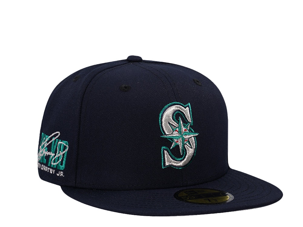 New Era Seattle Mariners Ken Griffey Jr Navy Metallic Edition 59Fifty Fitted Casquette