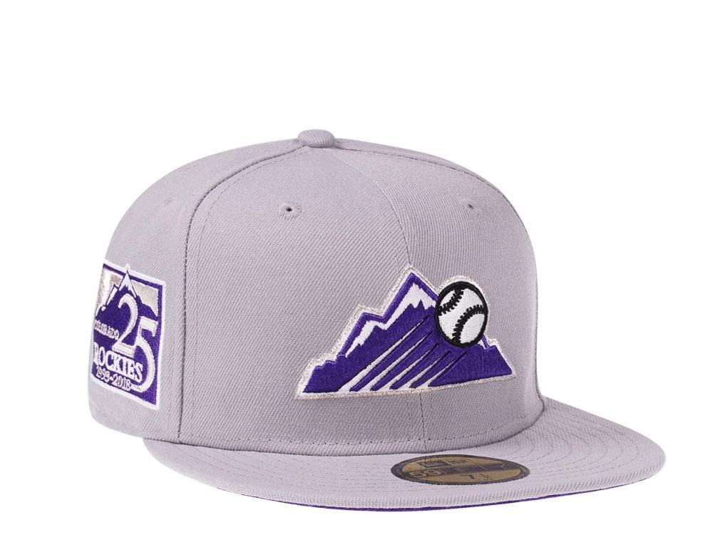 New Era Colorado Rockies 25th Anniversary Fresh Gray Edition 59Fifty Fitted Casquette