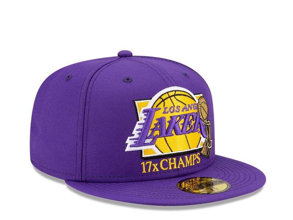 New Era Los Angeles Lakers 17x Champs Purple 59Fifty Fitted Casquette